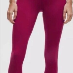 Lululemon Glow Up High-Rise Magenta Smoke 28” Leggings size 14 NWT